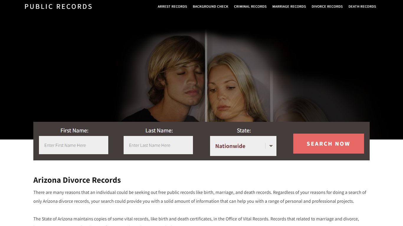 Arizona Divorce Records | Enter Name and Search. 14Days Free